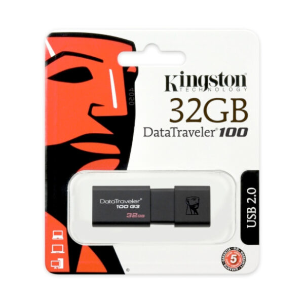 KINGSTON USB Stick Data Traveler 100G3 DT100G3/32GB, USB 3.0, Black