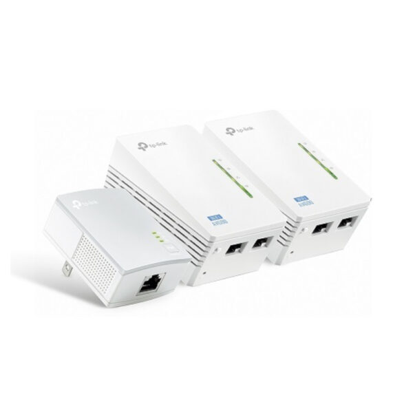 TP-LINK Powerline TL-WPA4220T KIT, AV600 WiFi Network Kit (3 pcs)